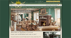 Desktop Screenshot of kingscottagebb.com